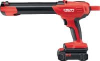 HDE 500-22 Акумуляторний дозатор для хімічних анкерів Hilti Акумуляторний дозатор для гібридних/епоксидних хімічних анкерів з корисними функціями для підвищення швидкості, безпеки та економічності використання розчину (платформа батарей Nuron)